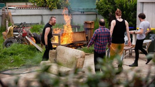 King Is Dead!, The - scene